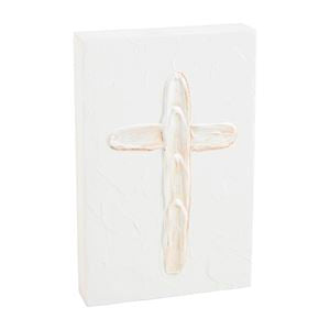 Cross Painted Plaque