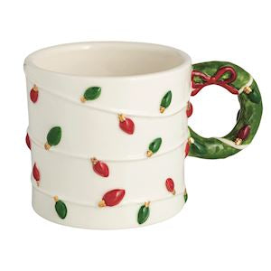 Wreath Handle Mug