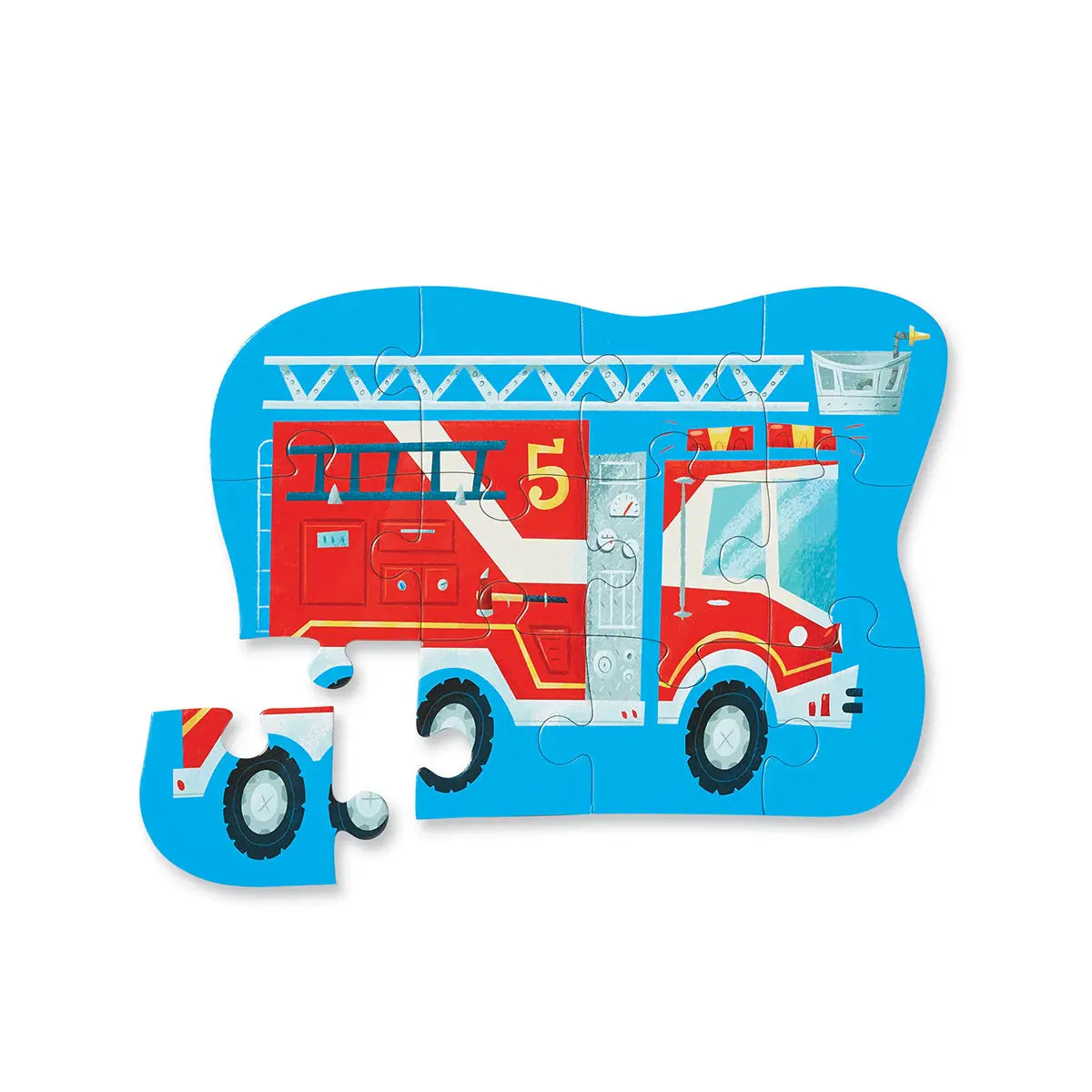 12-Piece Shaped Box Puzzle | Fire Truck