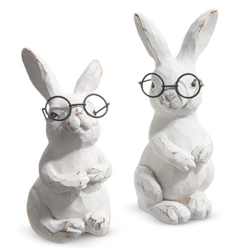 5.75" Bunnies with Glasses | Assorted Styles