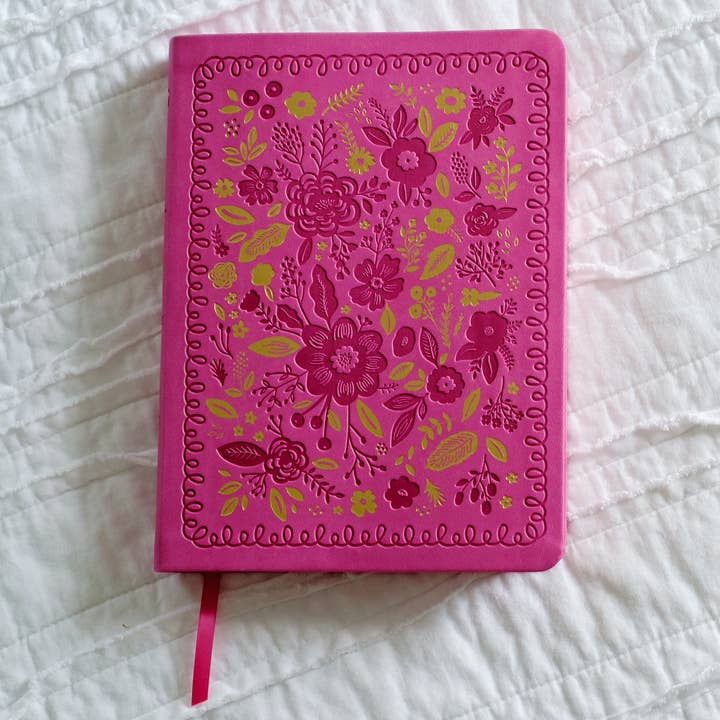 My Bible SKJV For Girls - Pink and Gold Floral