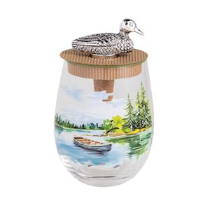 Lake Retreat Wine Glass