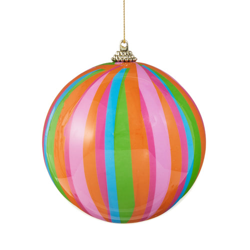 Stripe Ball Ornament | 4"