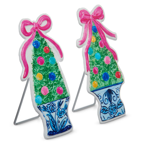 Chinoiserie Decorated Tree Easel | Assorted Styles