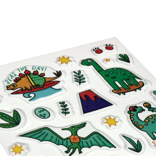 Stickiville Stickers | Dino-Mite! | Puffy