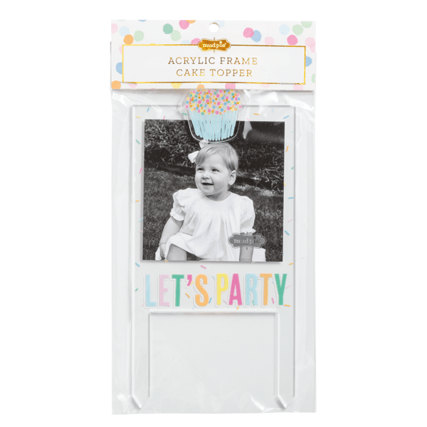 Let's Party Cake Topper Frame