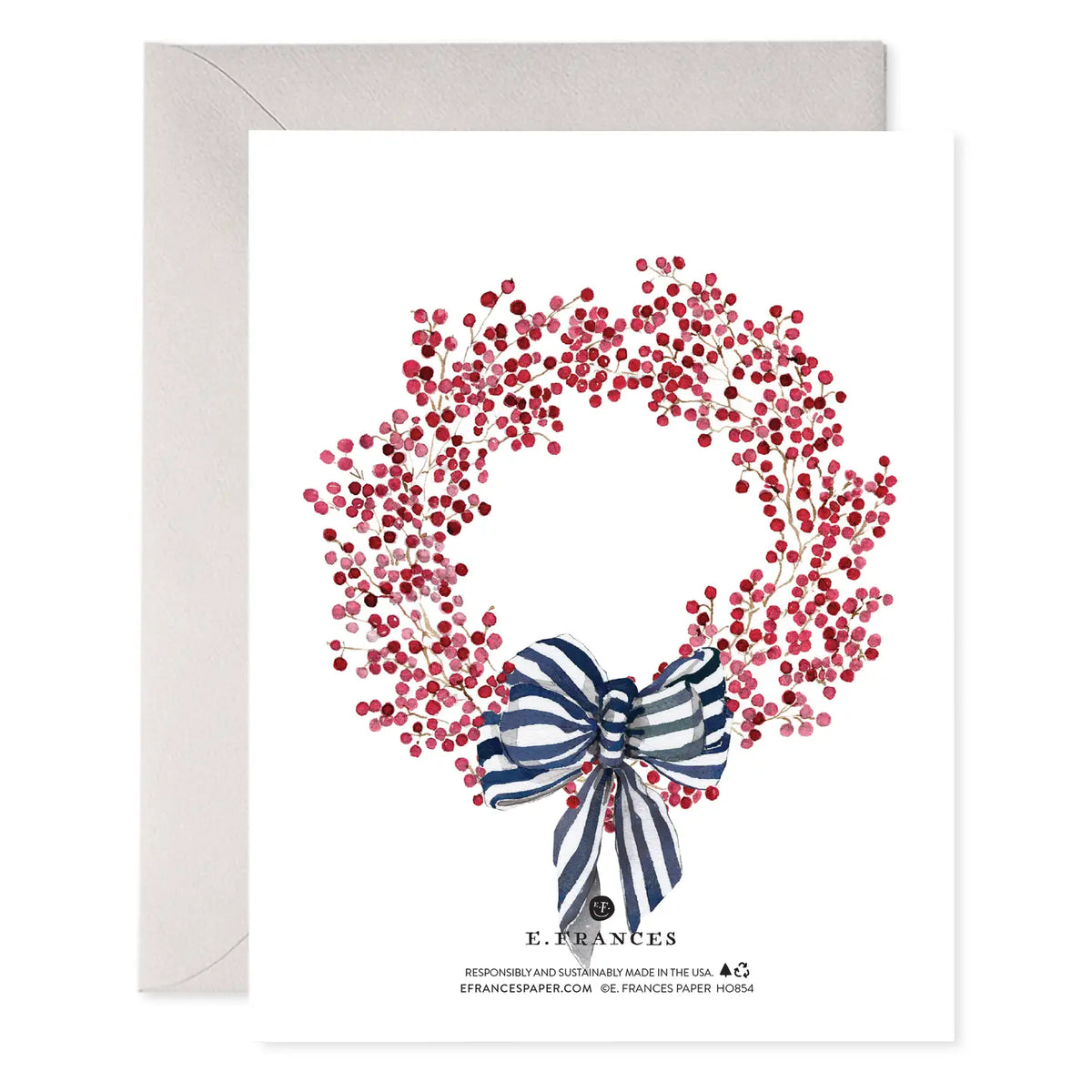 Boxed Card Set | Red Berry Wreath
