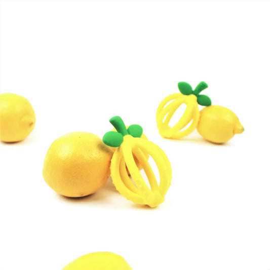 Bitzy Biter Teething Ball Baby Teether | Lemon