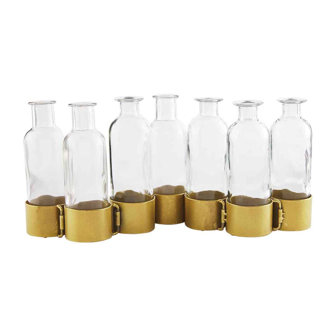 Linked Glass Vase Set