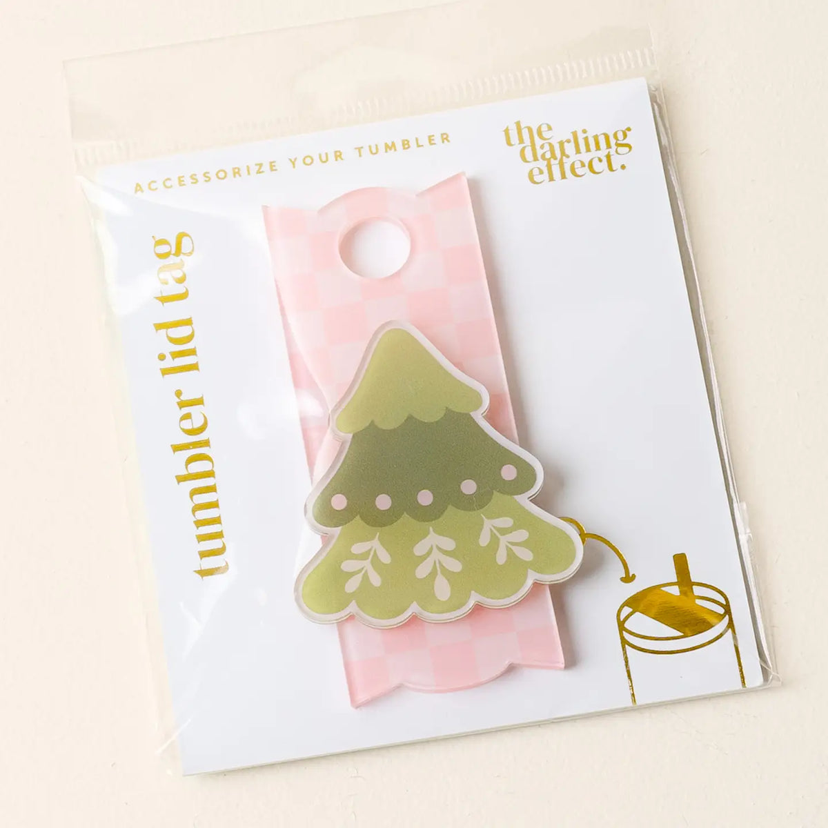 Tumbler Lid Tag | Countryside Christmas