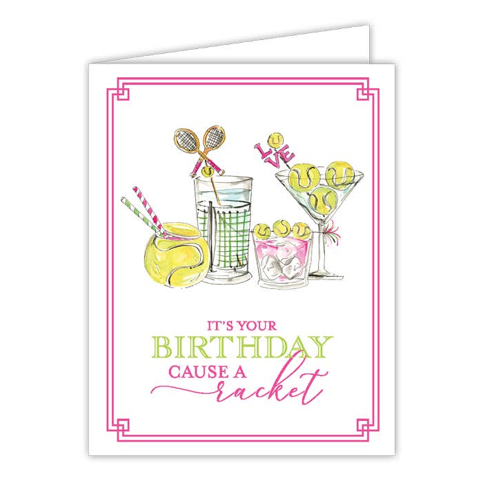 Greeting Card | Birthday | Tennis
