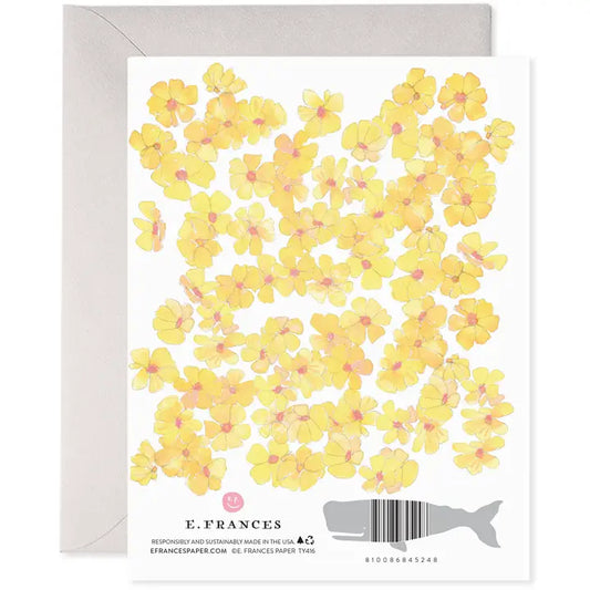Thank You Card | Yellow Flowers