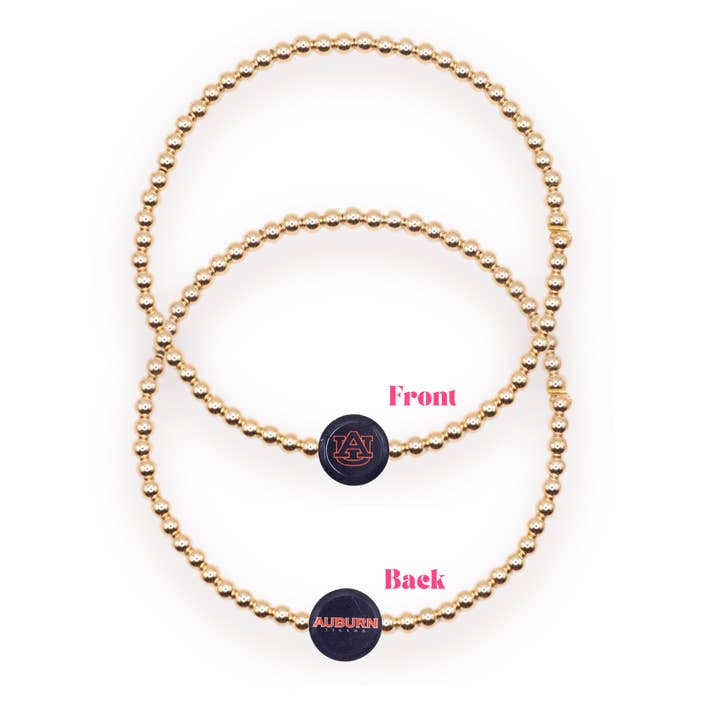 Auburn Logo Bracelet | Gold