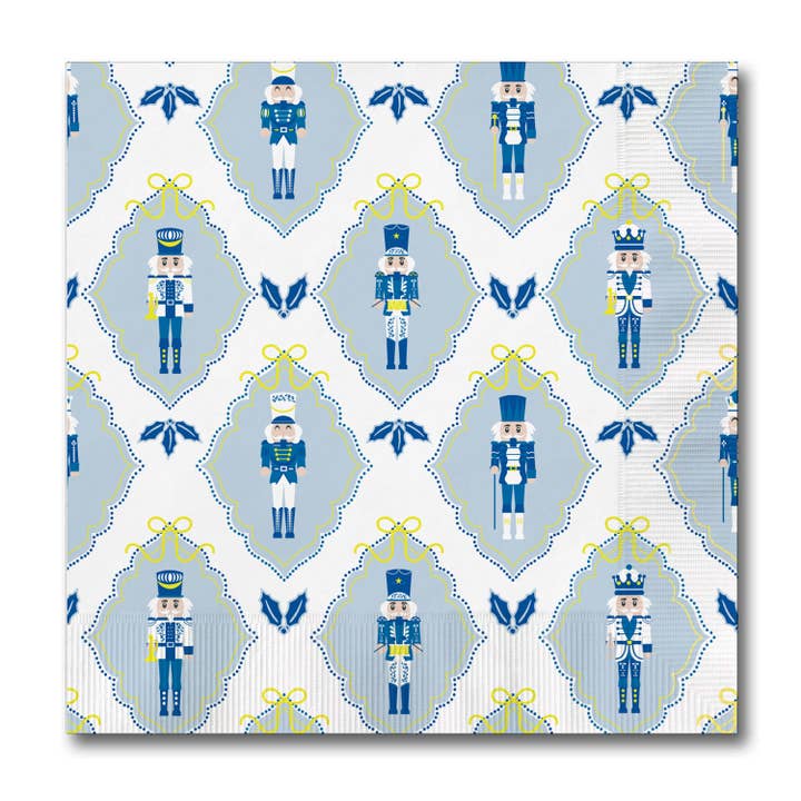 Cocktail Napkins | Scallop Nutcracker