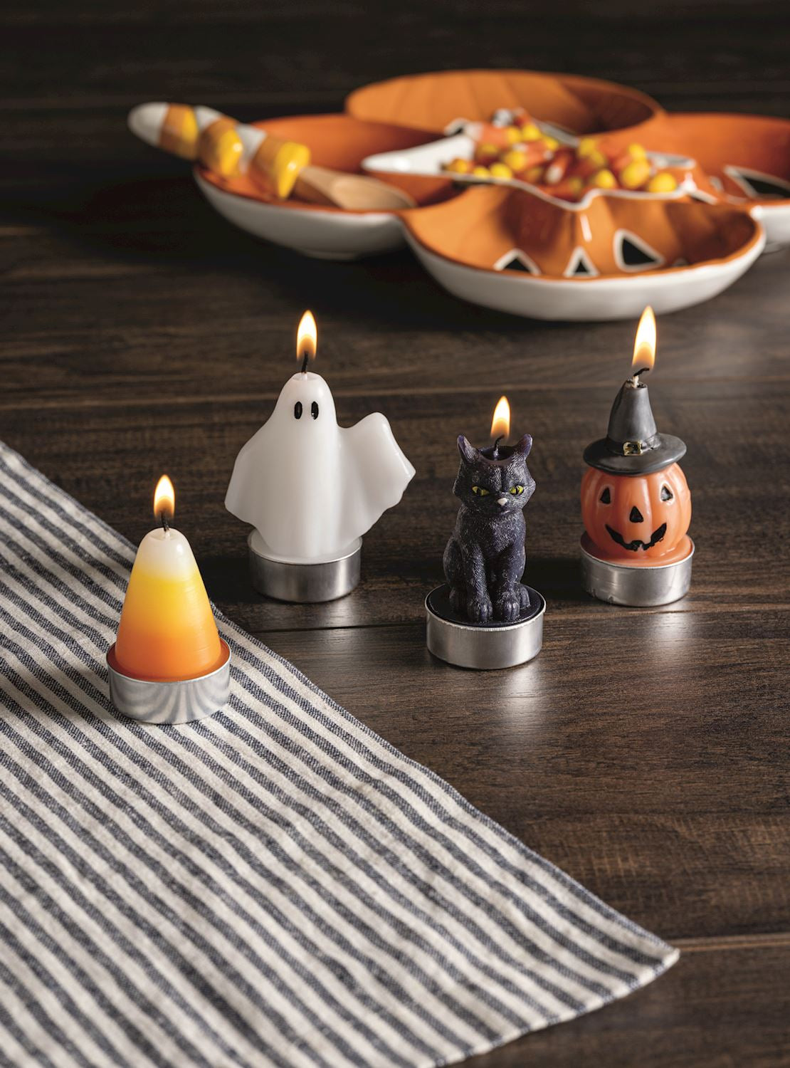 Figural Halloween Tea Light Sets | Assorted Styles
