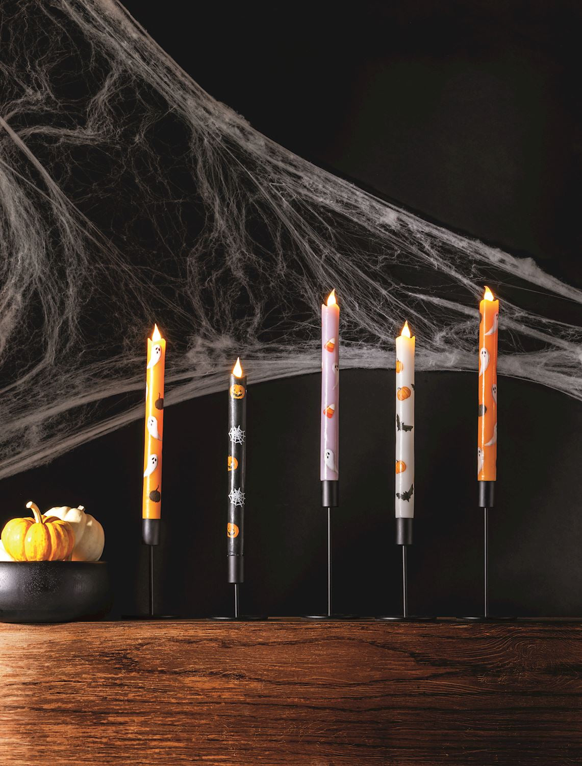 Halloween Led Tapers | Assorted Styles