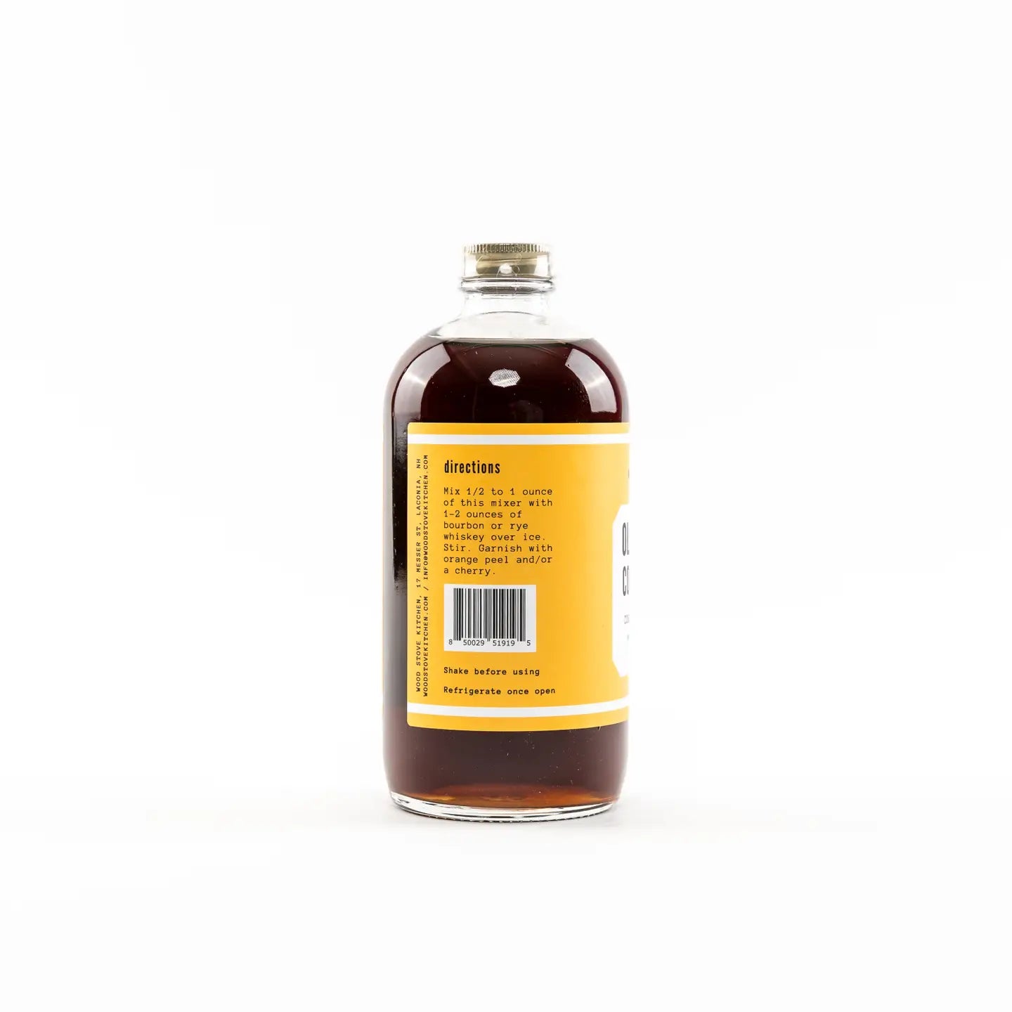 Old Fashioned Cocktail Syrup Cocktail and Mocktail Mixer