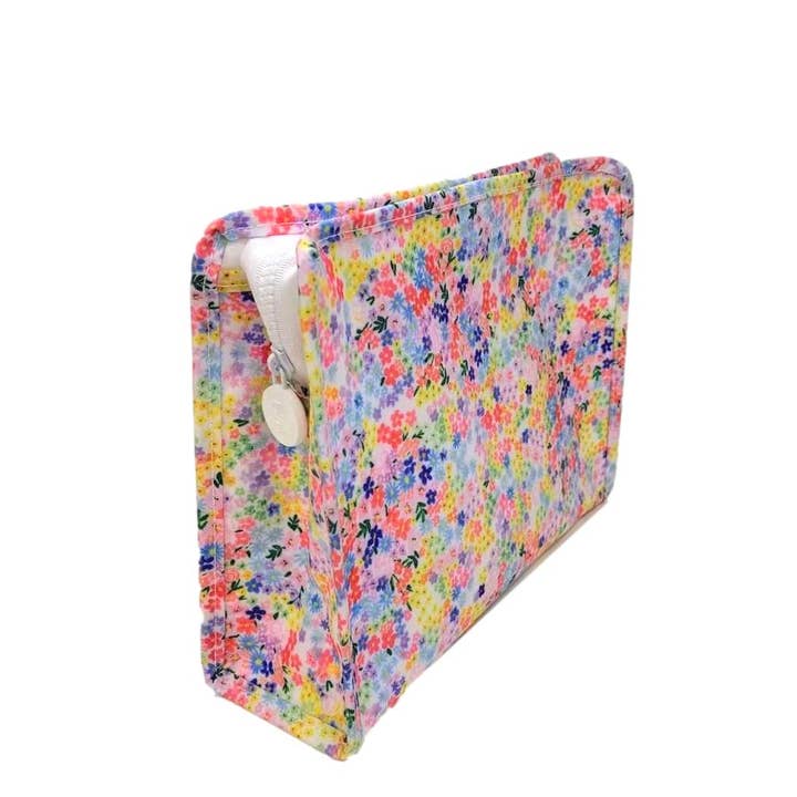 Large Roadie Zip Pouch | Meadow Floral