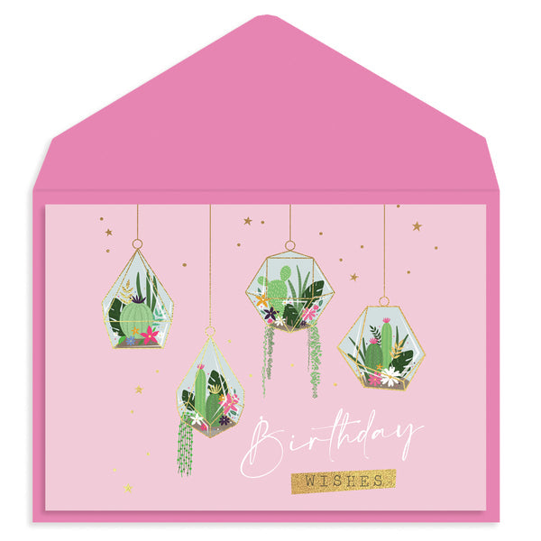Hanging Succulents Card