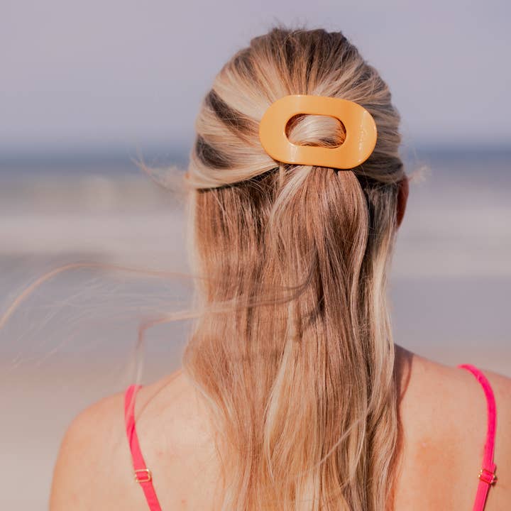 Teleties Flat Round Clip | Mango For It! | Assorted Sizes