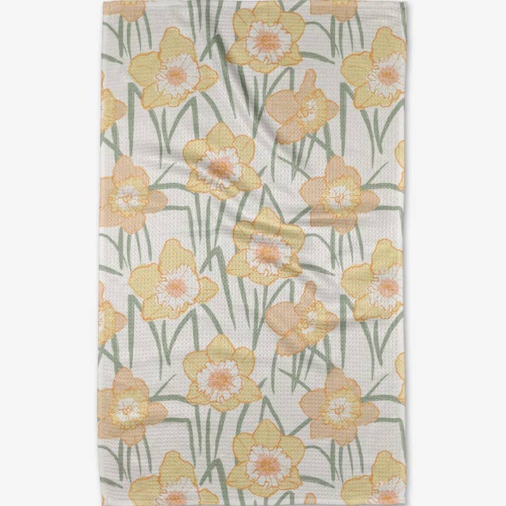 Tea Towel - Spring Daffodil Fields