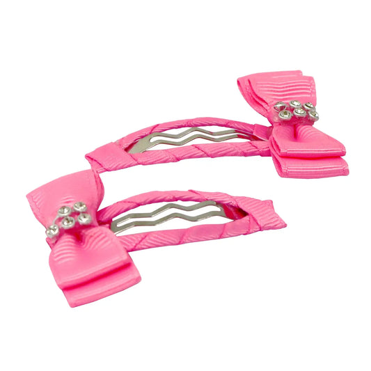 Ribbon Bow Hair Clips