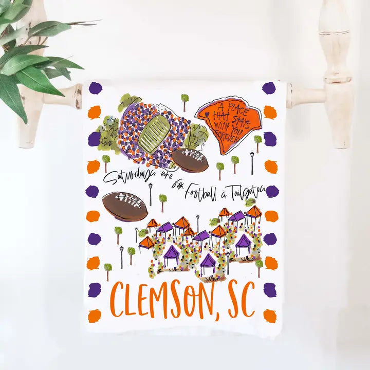 Clemson Tea Towel