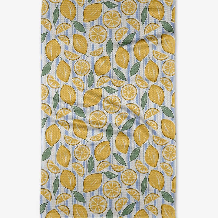 Tea Towel | Sour Lemon Stripes