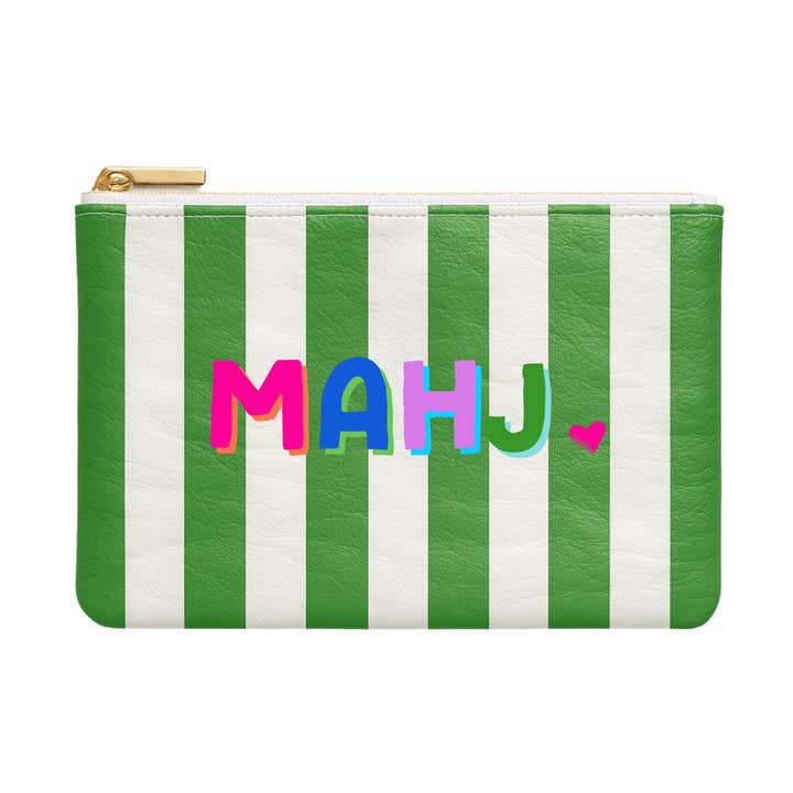 Mahjong Pouch | Mahj Club Stripe
