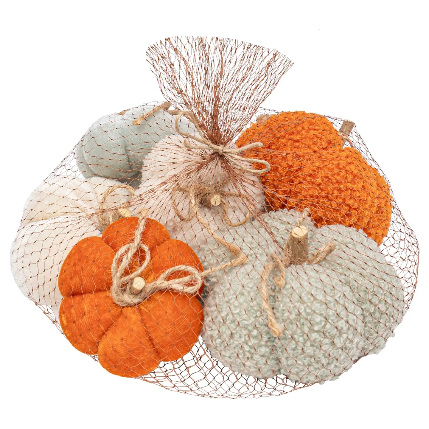 Harvest Pumpkin Bag Set of 6