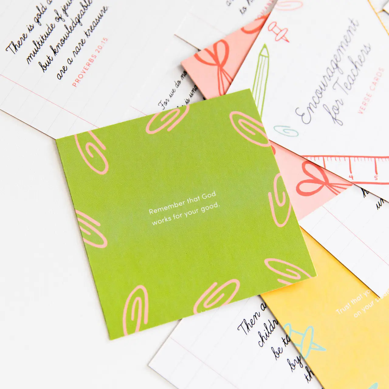 Encouragement For Teachers | Verse Card Set