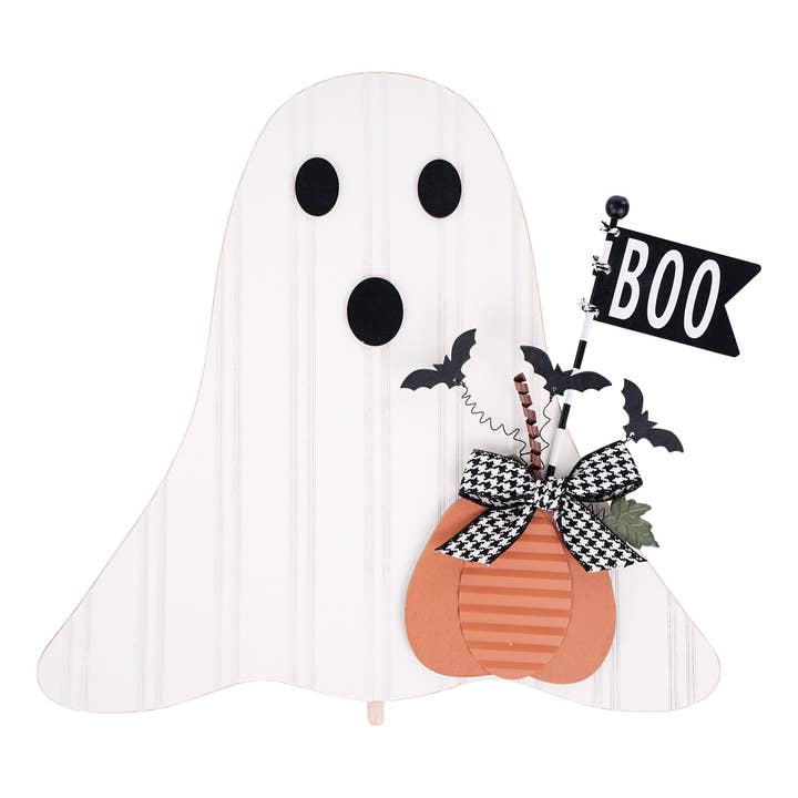 Topper | Boo Flag Ghost