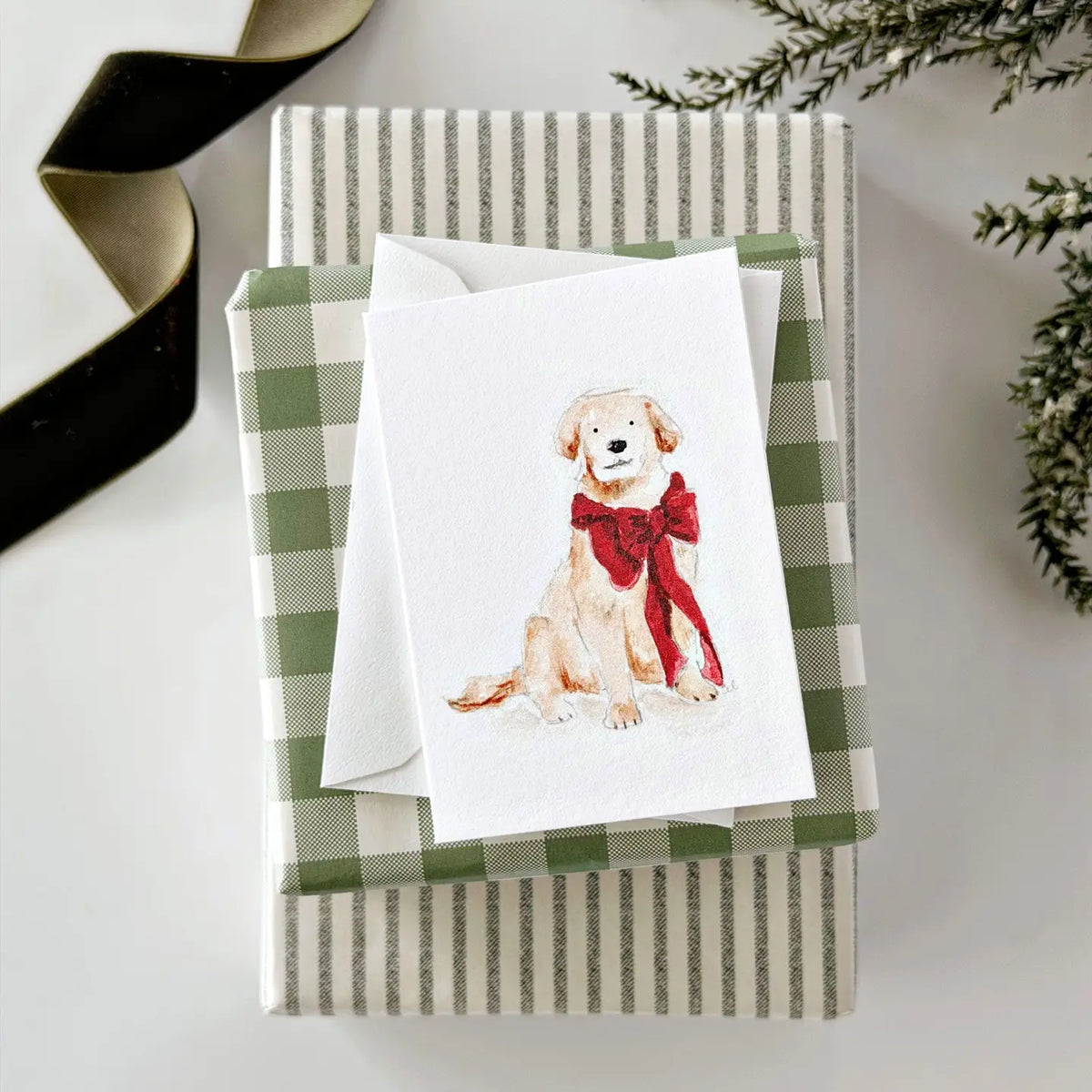 Enclosure Card | Festive Pup