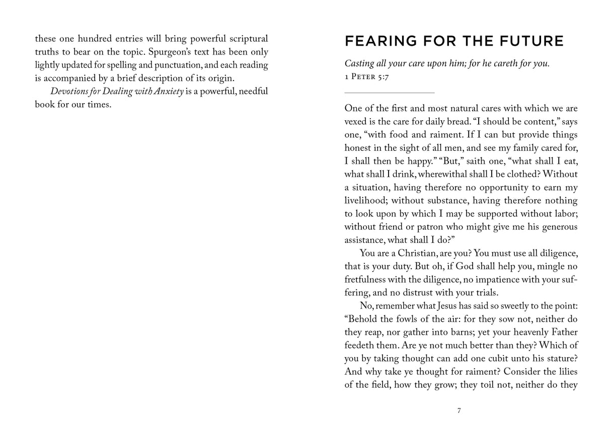 Devotions For Dealing with Anxiety : 100 Meditations For Men