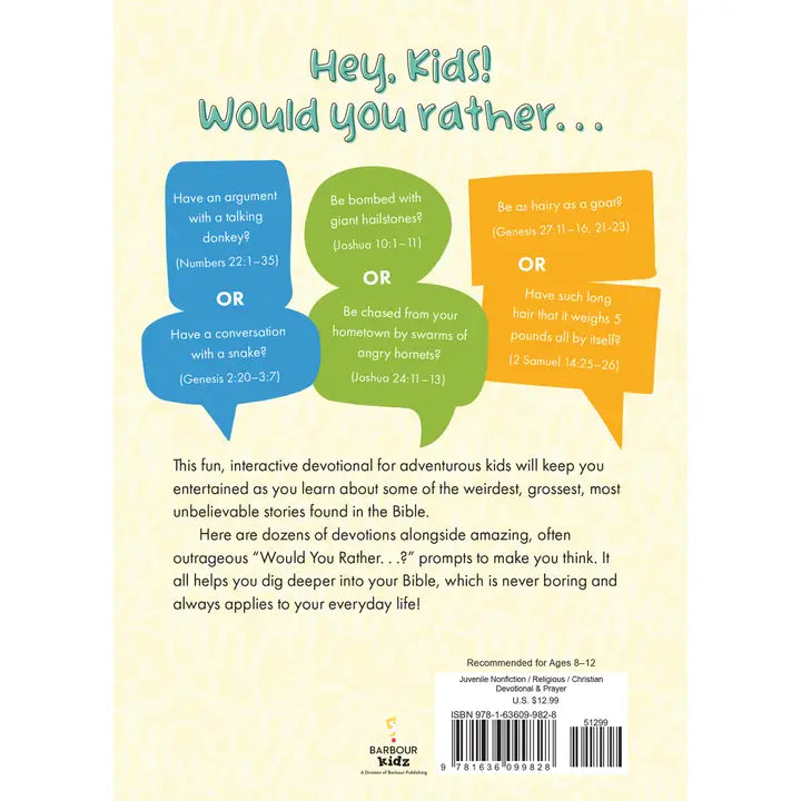 Bible Story Devotions For Kids