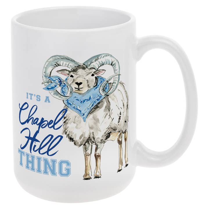 Blue Ram Collegiate Ceramic Mug