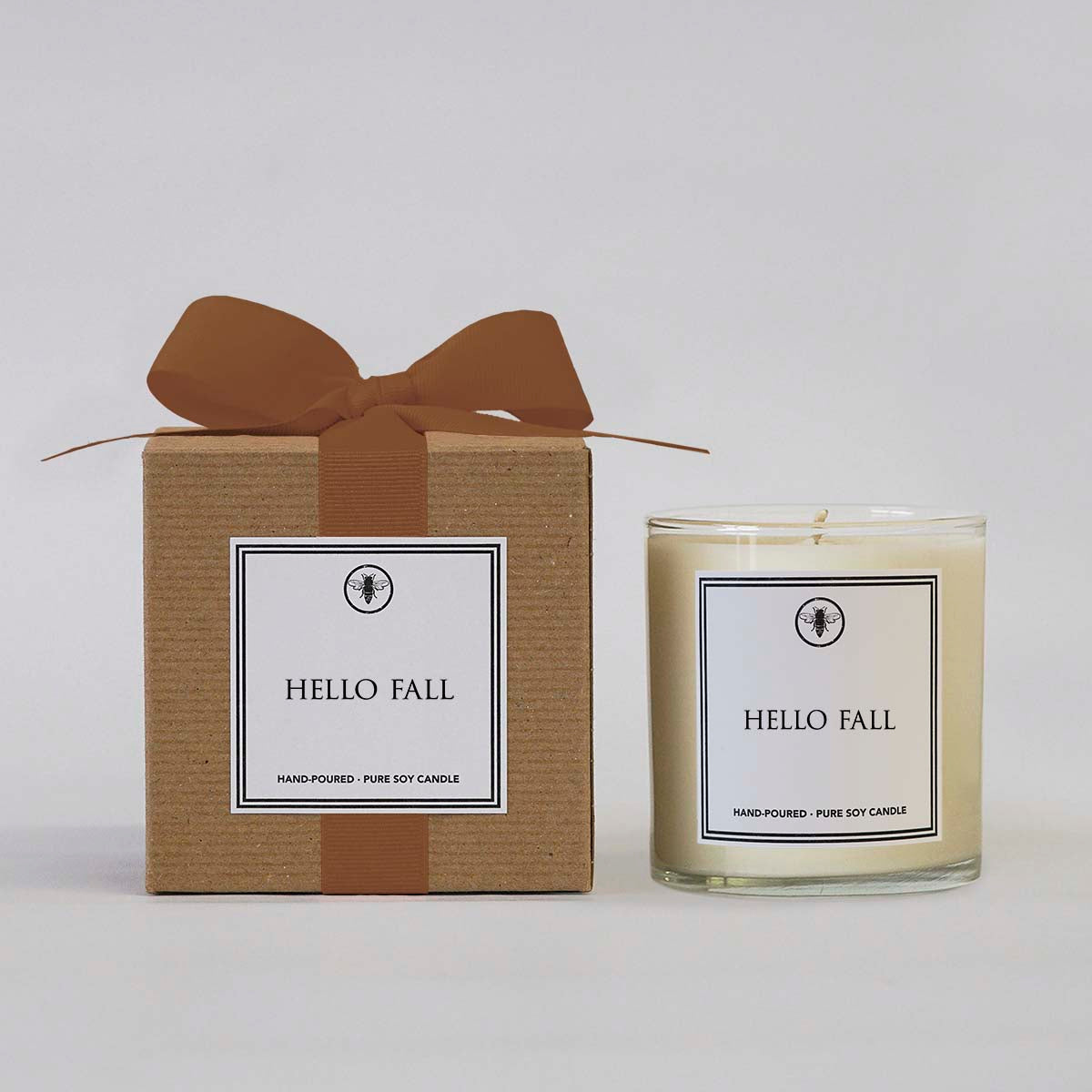 Hello Fall Candle