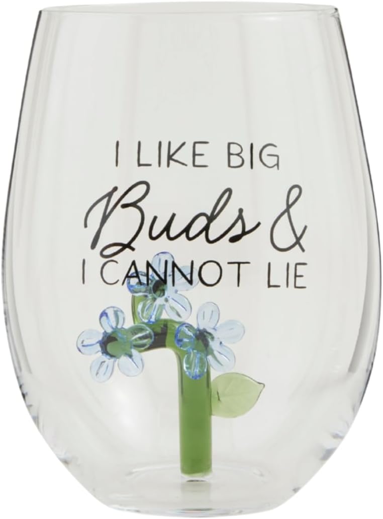 Wine Glass | Blue Flower Icon