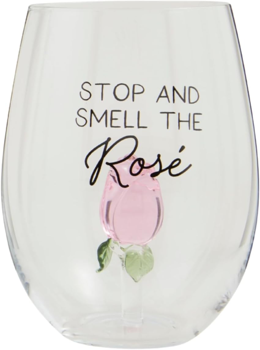 Wine Glass | Pink Rose Icon
