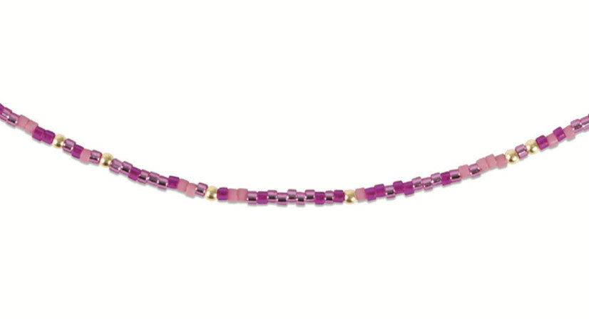 15" Choker Hope Unwritten | Back To The Fuchsia