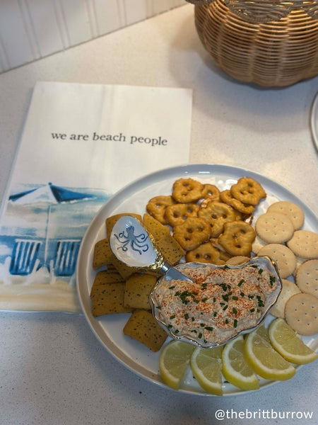 Beach Printed Tea Towel