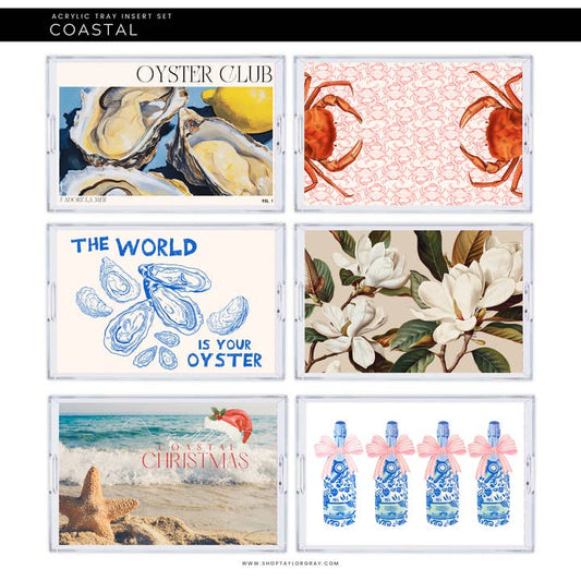 Acrylic Tray Inserts | Coastal