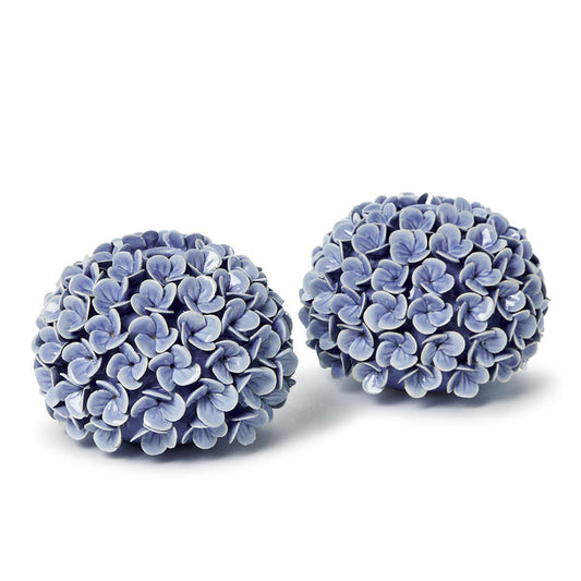 Hydrangea Flower Bud Vases/Taper Candle Holders