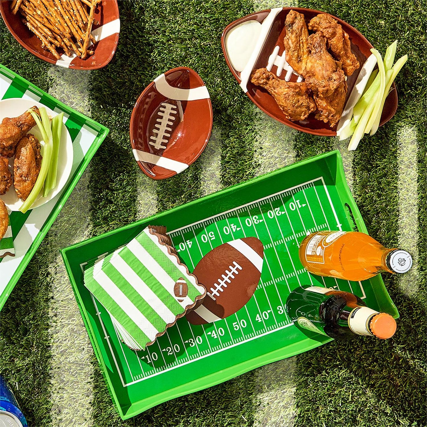 X-Small Football Tidbit Bowl