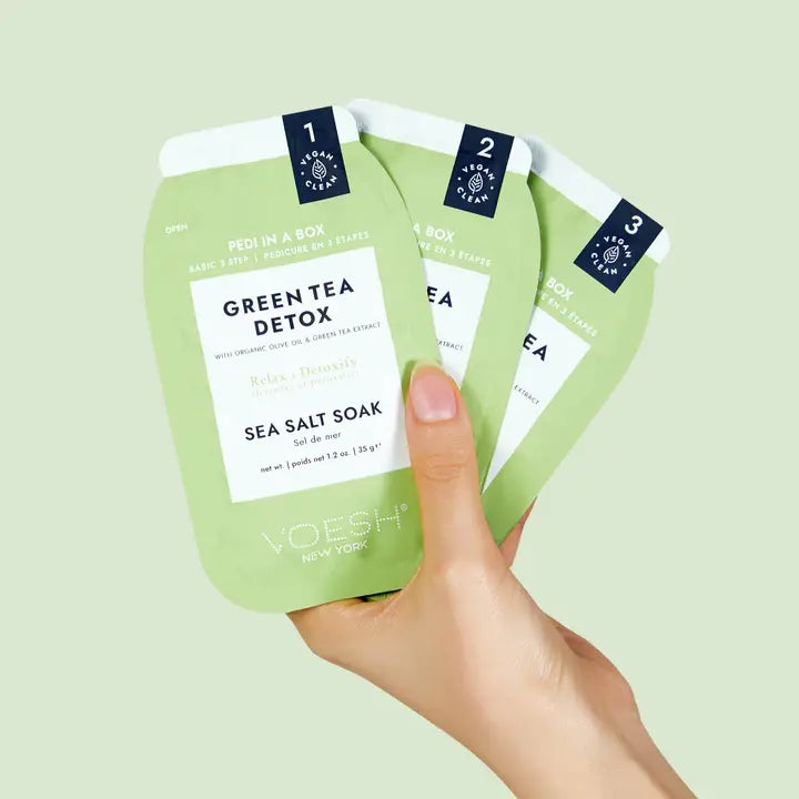 Pedi in A Box | 3 Step | Green Tea