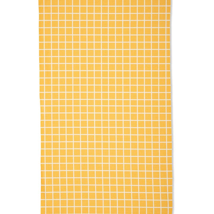 Tea Towel - Summer Grid - Orange