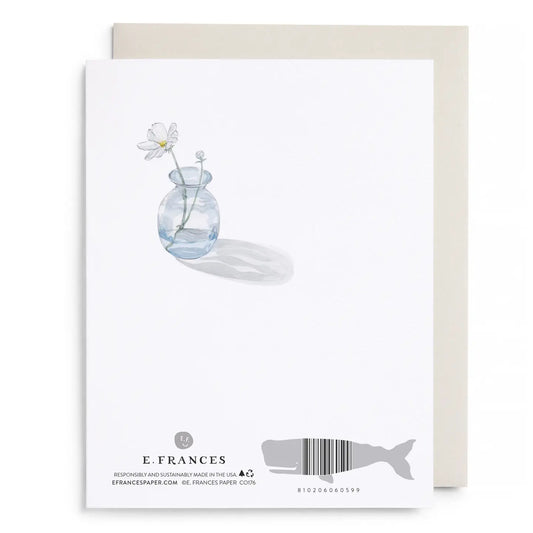 Greeting Card | Bud Vase Sending Love