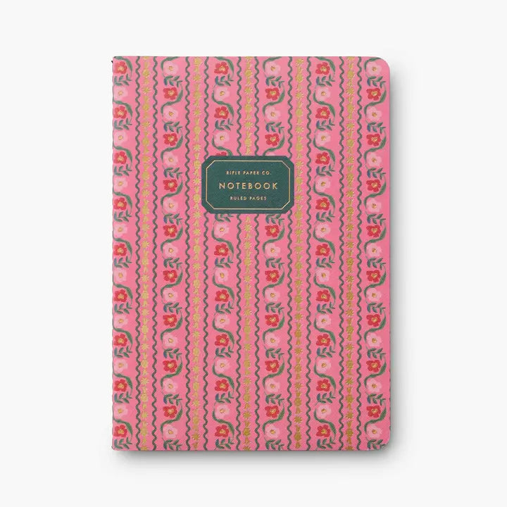 Assorted Set of 3 Notebooks | Dahlia
