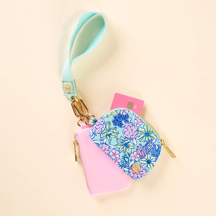 Dynamic Duo Pouch Wristlet | Coastal Cove