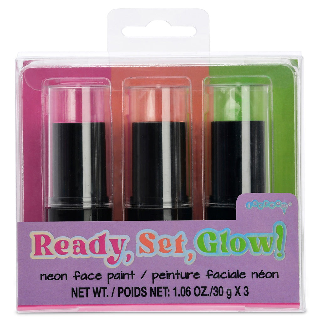 Ready, Set, Glow! | Neon Face Paint Set